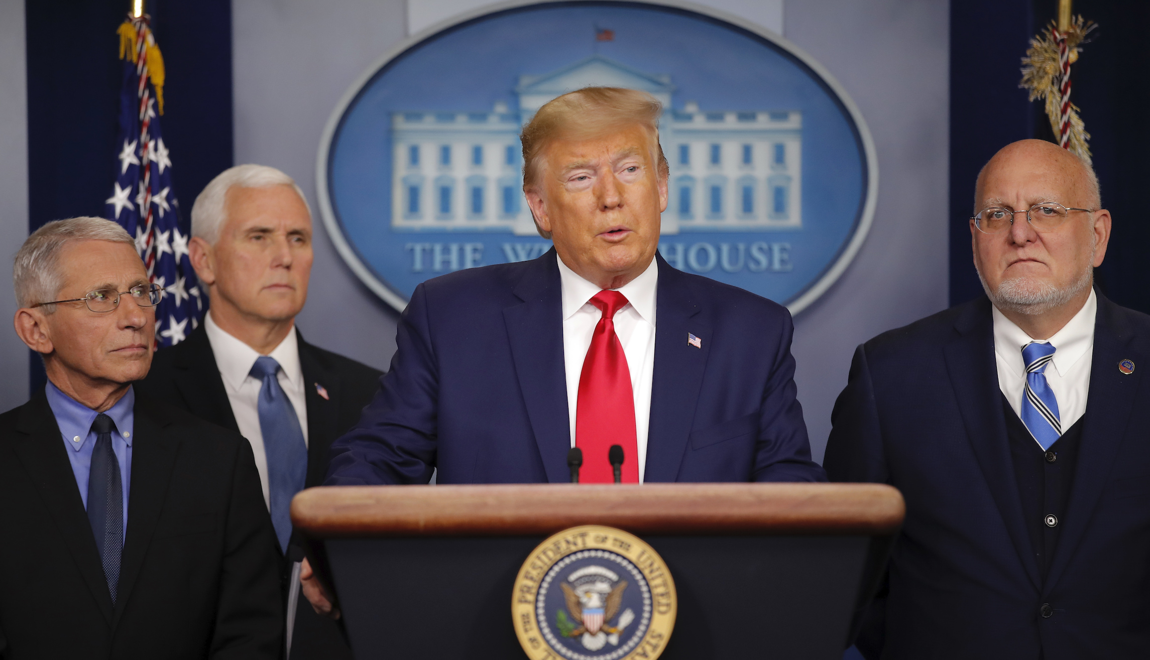 White House tells people to avoid parts of Italy and South Korea affected by coronavirus and tightens Iran travel ban