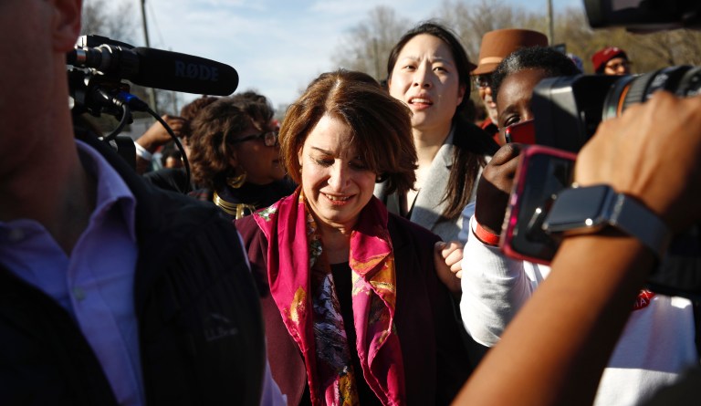 Klobuchar rally canceled after protracted criminal justice protest