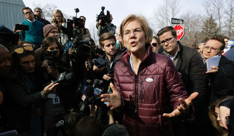 Elizabeth Warren feels sting of Super Tuesday