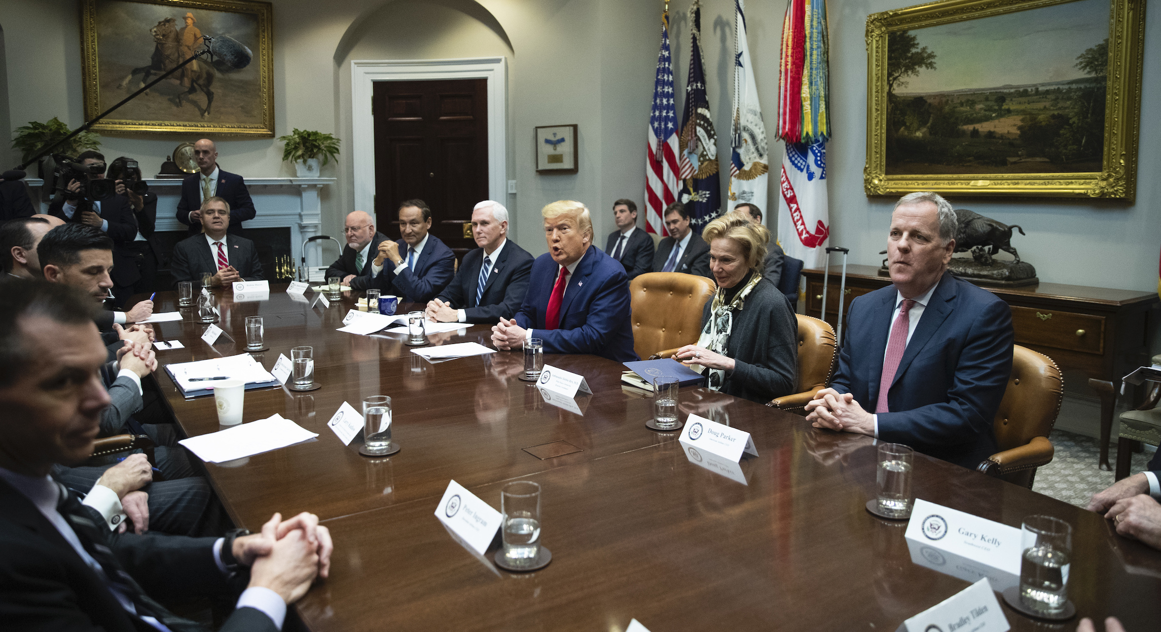 ‘Wartime president’: Allies say battling coronavirus will benefit Trump in November