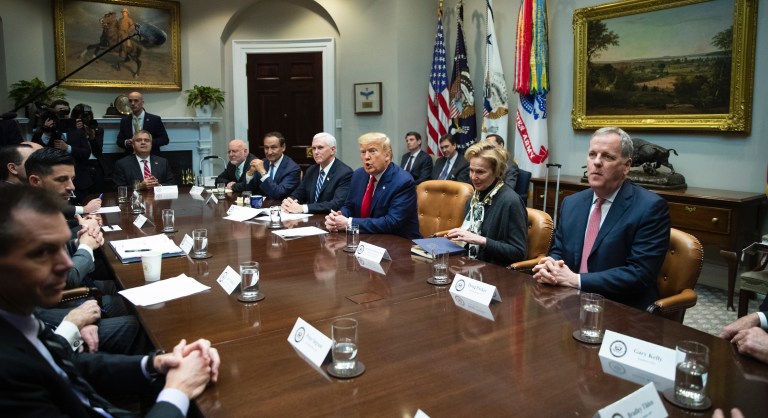 ‘Wartime president’: Allies say battling coronavirus will benefit Trump in November