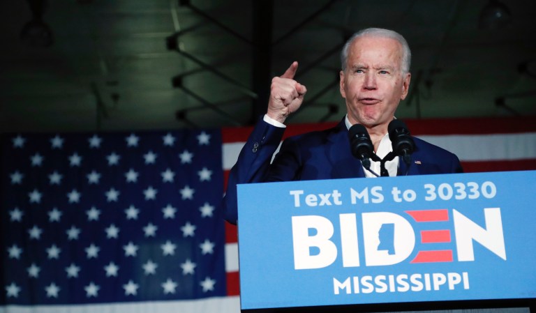 Biden holds Mississippi, continuing sweep of Southern states
