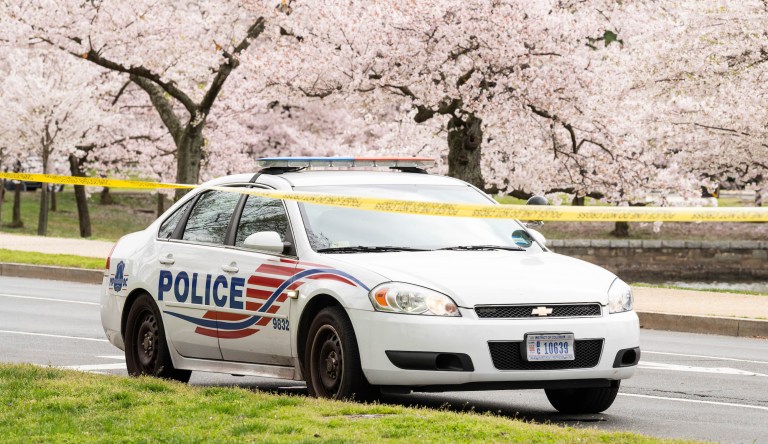 Police in DC region blare PSAs, shut down basketball games, and arrest violators of lockdown orders