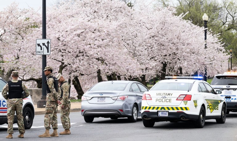 National Guard to back up police efforts to enforce social distancing