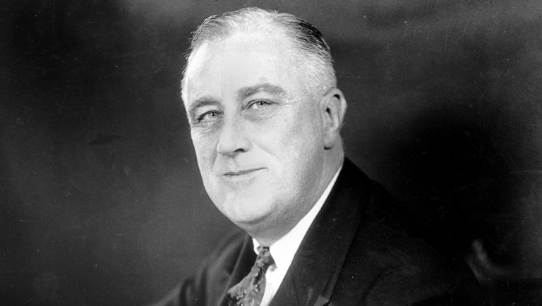 This is a photograph of Franklin D. Roosevelt taken on Jan. 19, 1937.