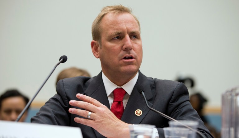 Rep. Jeff Denham, R-Calif., testifies at a hearing on Capitol Hill in Washington.