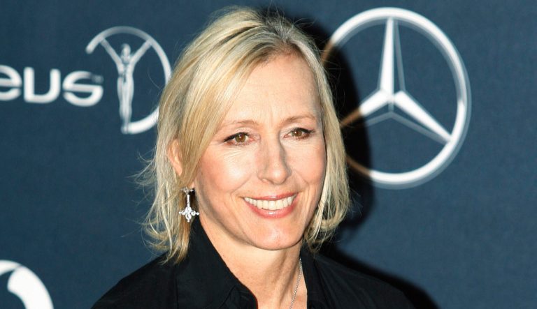 In this Feb. 6, 2012  photo, former tennis player Martina Navratilova, arrives for the Laureus World Sports Awards in London. 