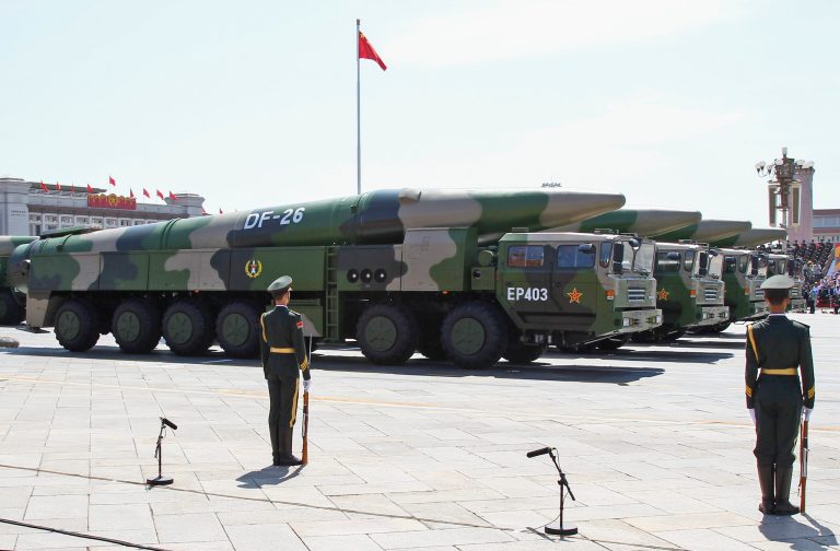 On Thursday, China announced the deployment of its new intermediate range ballistic missile, the DF-26. 