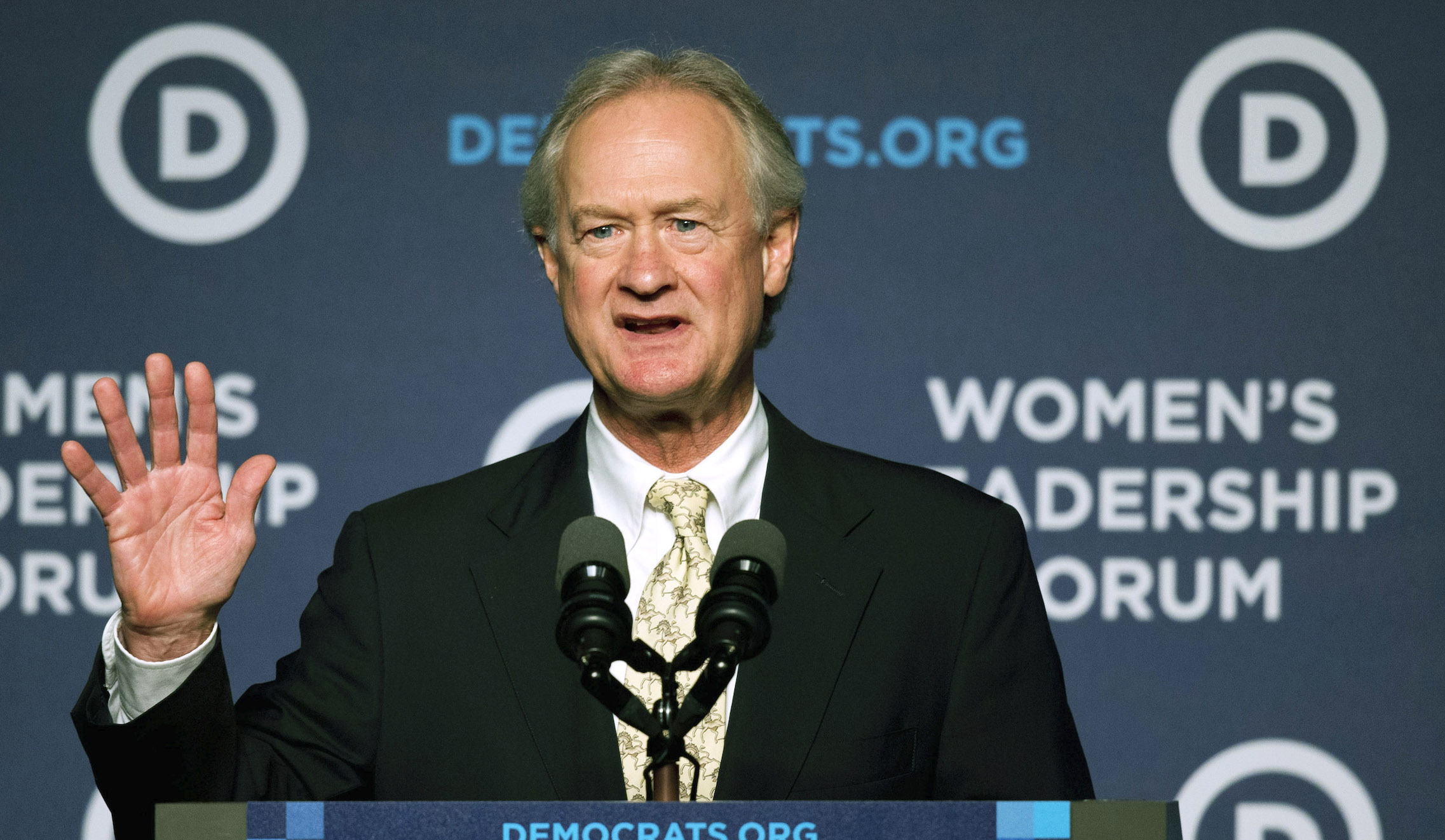 Former Republican, independent, and Democrat Lincoln Chafee vies to become Libertarian candidate for president