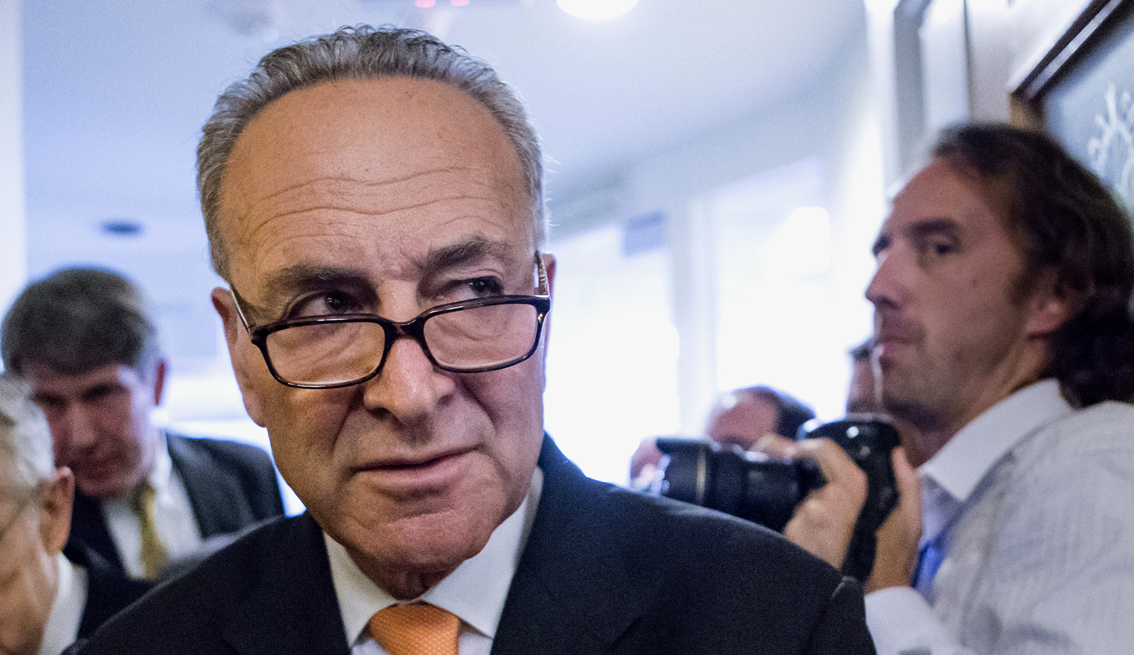 Senate Democrats feared Trump would hack their cellphones at White House