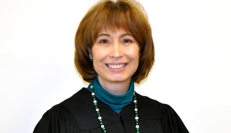 This photo provided by the U.S. Court of Appeals District of Columbia Circuit shows Judge Patricia Millett in August 2014, in Washington.
