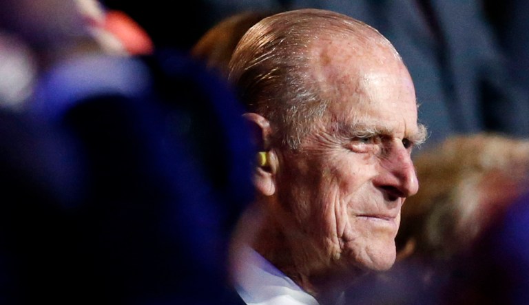 Britain's Prince Philip, the Duke of Edinburgh, is seen.