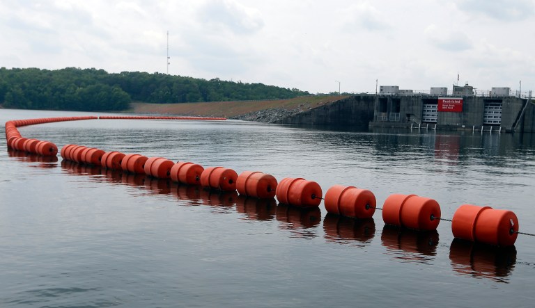 Lake Lanier on the Chattahoochee River. 