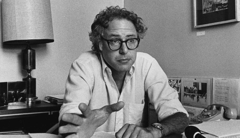 Six months after his election as mayor of Burlington, Vermont's largest city, Bernard Sanders, pictured Sept. 11, 1981 is fighting in court for the right to hire his city appointees and finding tickets on his car when he parks in the mayor's spot. "It hasn't been easy," he says. 