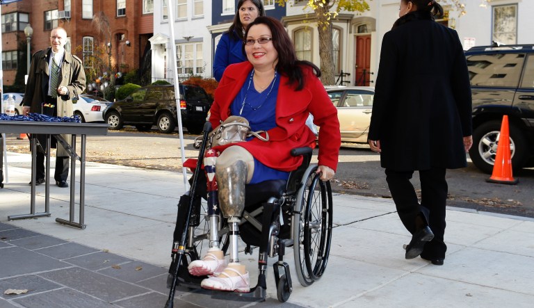 ‘How dare he still call himself our commander in chief?’: Tammy Duckworth bashes Trump over Russian bounties