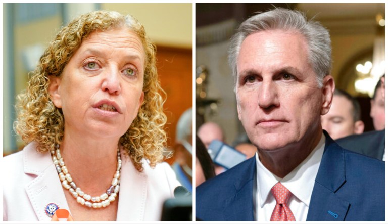 Wasserman Schultz seeks to outflank McCarthy on Israel aid in debt limit fight