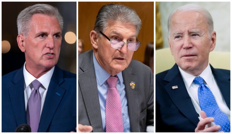 Manchin urges Biden to negotiate with McCarthy after passing debt limit proposal