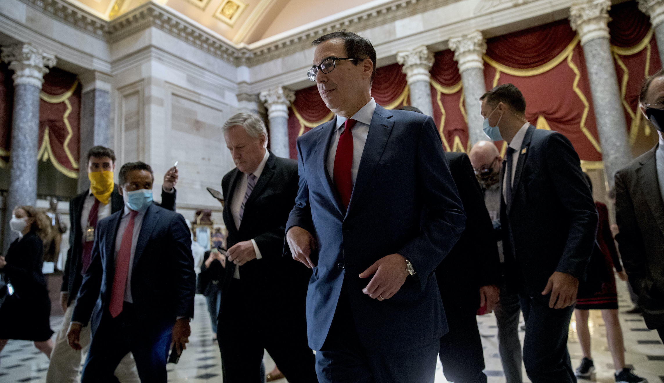 Mnuchin says states have flexibility to spend money from previous coronavirus aid package