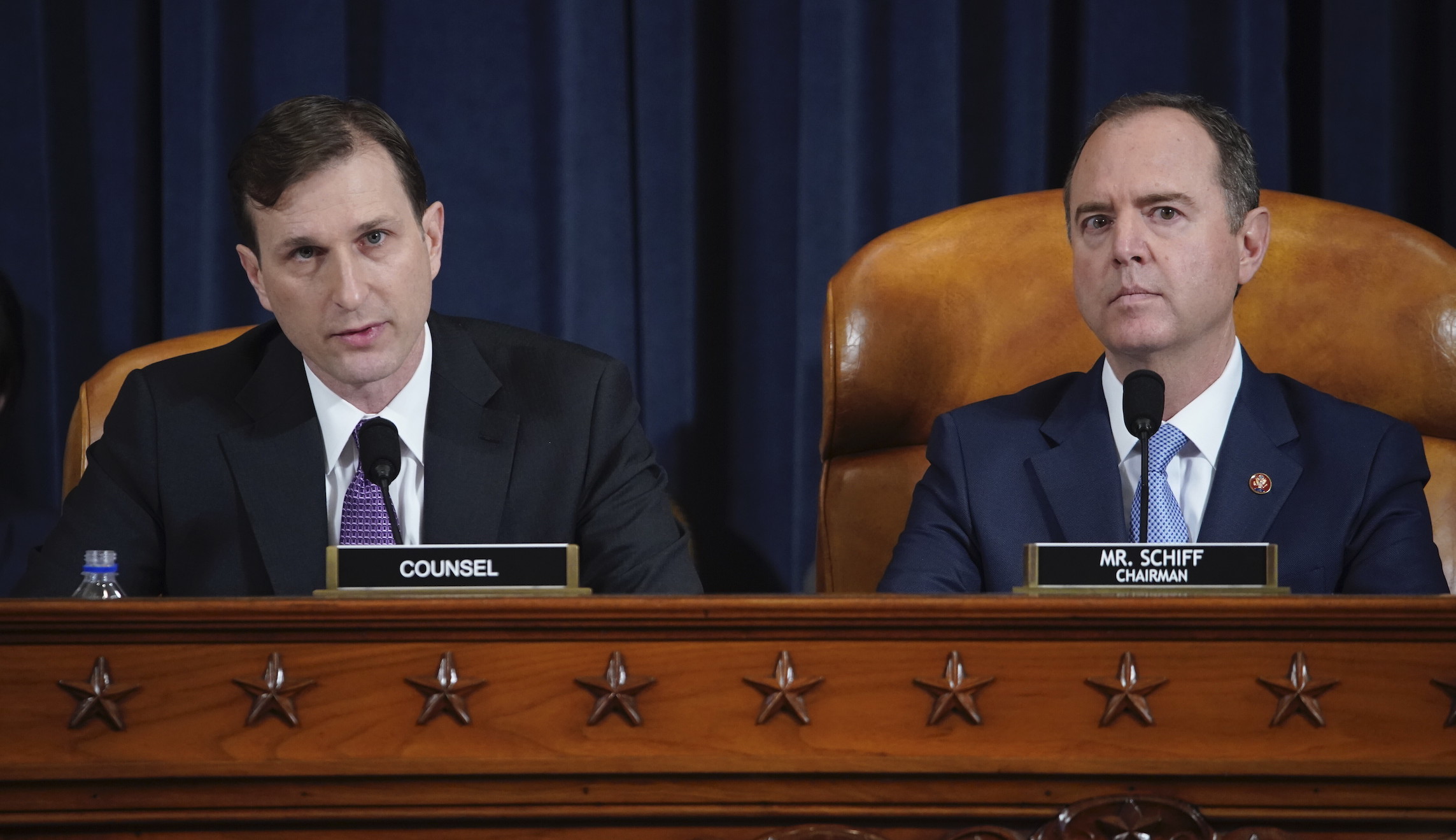 Top impeachment investigator steps down from House Intelligence Committee