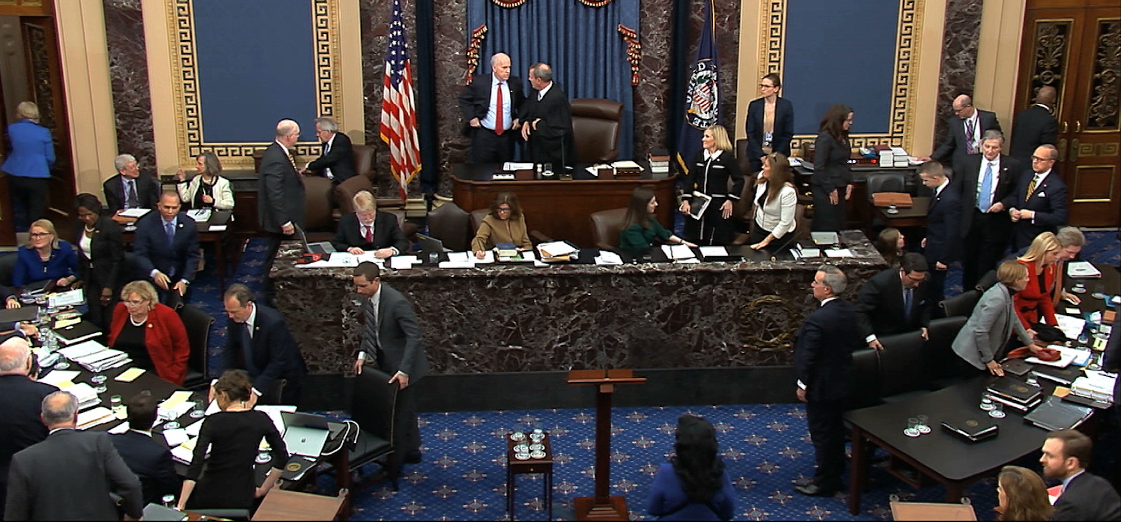 ‘Schumer is the devil!’: Anti-abortion protester disrupts impeachment trial