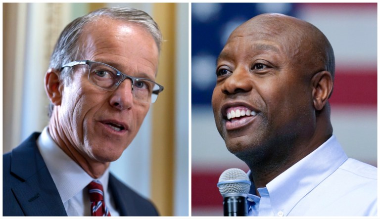 John Thune to endorse Tim Scott’s 2024 bid at Monday campaign launch