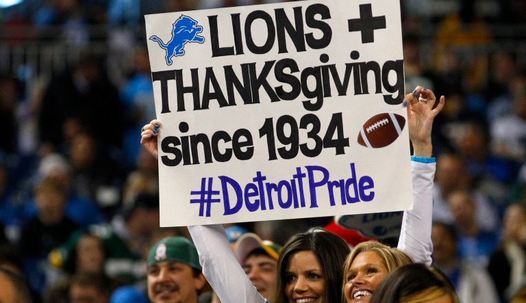 The NFL owes the Detroit Lions a Thanksgiving game every year