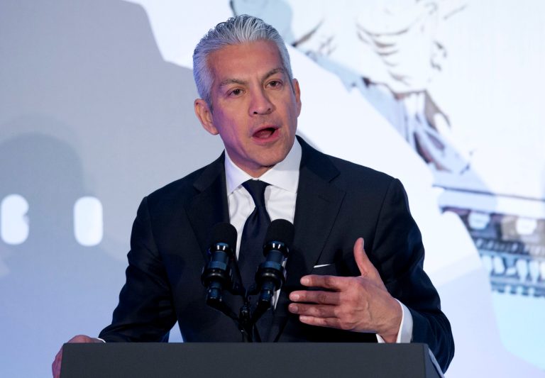 FILE - In this March 27, 2014 file photo, U.S. Hispanic Chamber of Commerce President and CEO Javier Palomarez speaks at the U.S. Hispanic Chamber of Commerce's 2014 Legislative Summit in Washington. Palomarez argued on Friday, October 7, 2022 that Hispanic voters are more concerned about the United States's economy than they are about immigration. (AP Photo/Carolyn Kaster, File)