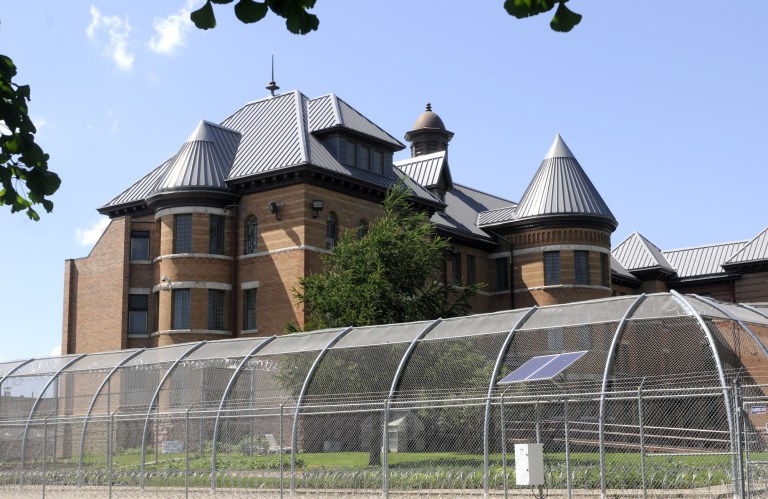 FILE - This June 16, 2010, file photo shows the exterior of the Civil Commitment Unit for Sexual Offenders (CCUSO) unit that is part of the Cherokee Mental Health Institute in Cherokee, Iowa.  (AP Photo/Steve Pope, File)