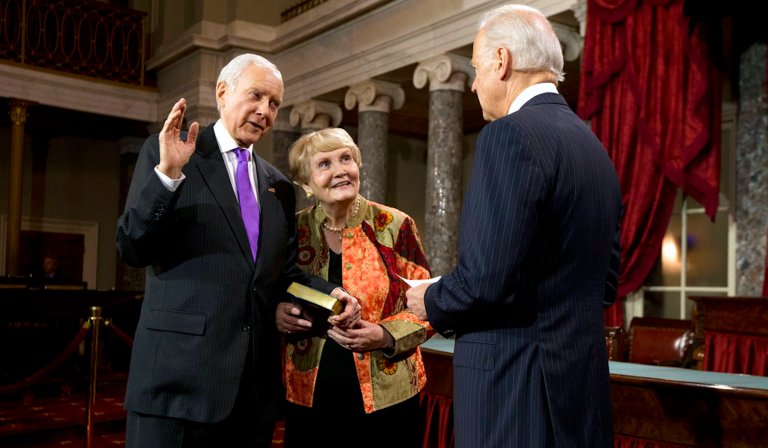 Biden releases statement expressing sorrow over Hatch’s death