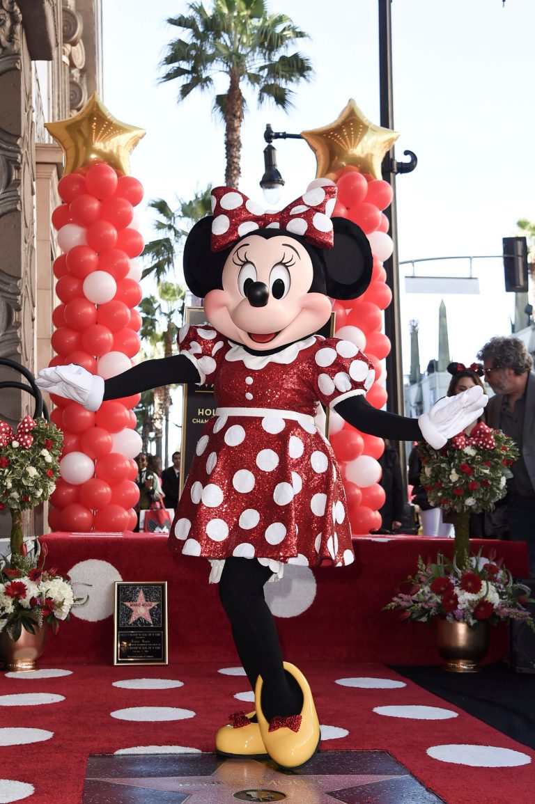 Minnie Mouse ditching signature dress for polka-dot pantsuit in Paris