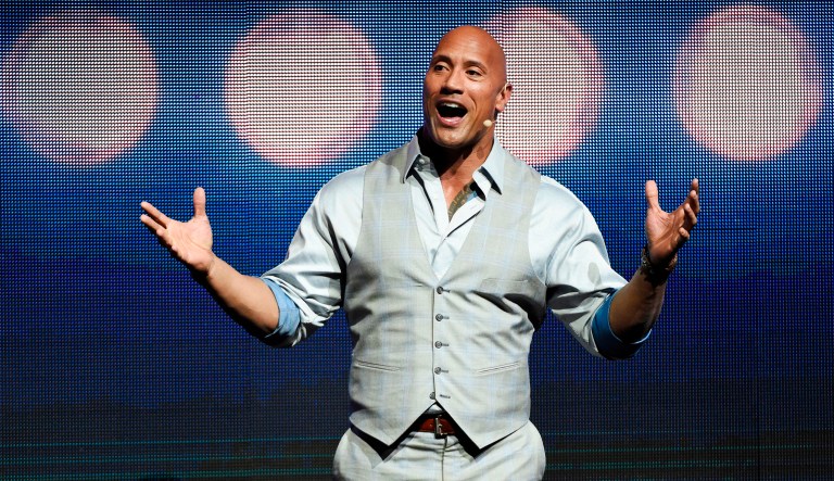 Dwayne Johnson says itâs flattering that people want him to run but he doesnât have the experience yet.