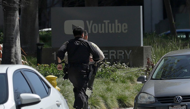 Trump briefed on YouTube shooting, thanks law enforcement and first responders