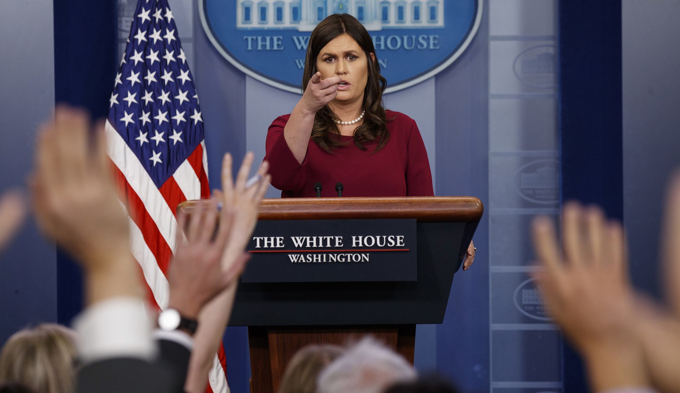 WATCH LIVE: Sarah Sanders holds White House press briefing