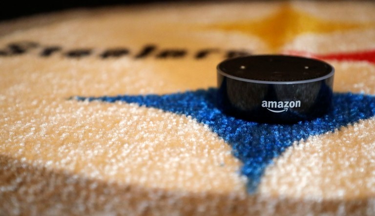 The Alexa Echo Dot by Amazon sits in Greensburg. Pa.  She's probably going to spit out her catch-all for queries that she can't compute: "Sorry, I didn't get that."