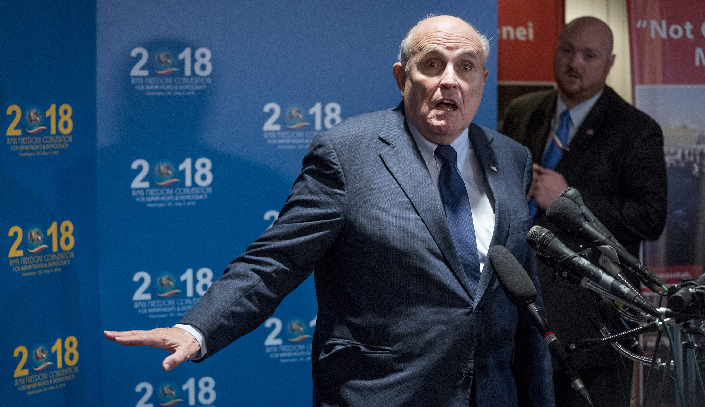 Trump irked by freewheeling Rudy Giuliani