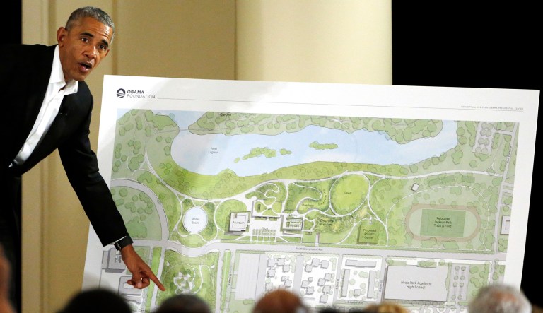 Judge deals blow to Obama hopes of building his library on historic park land