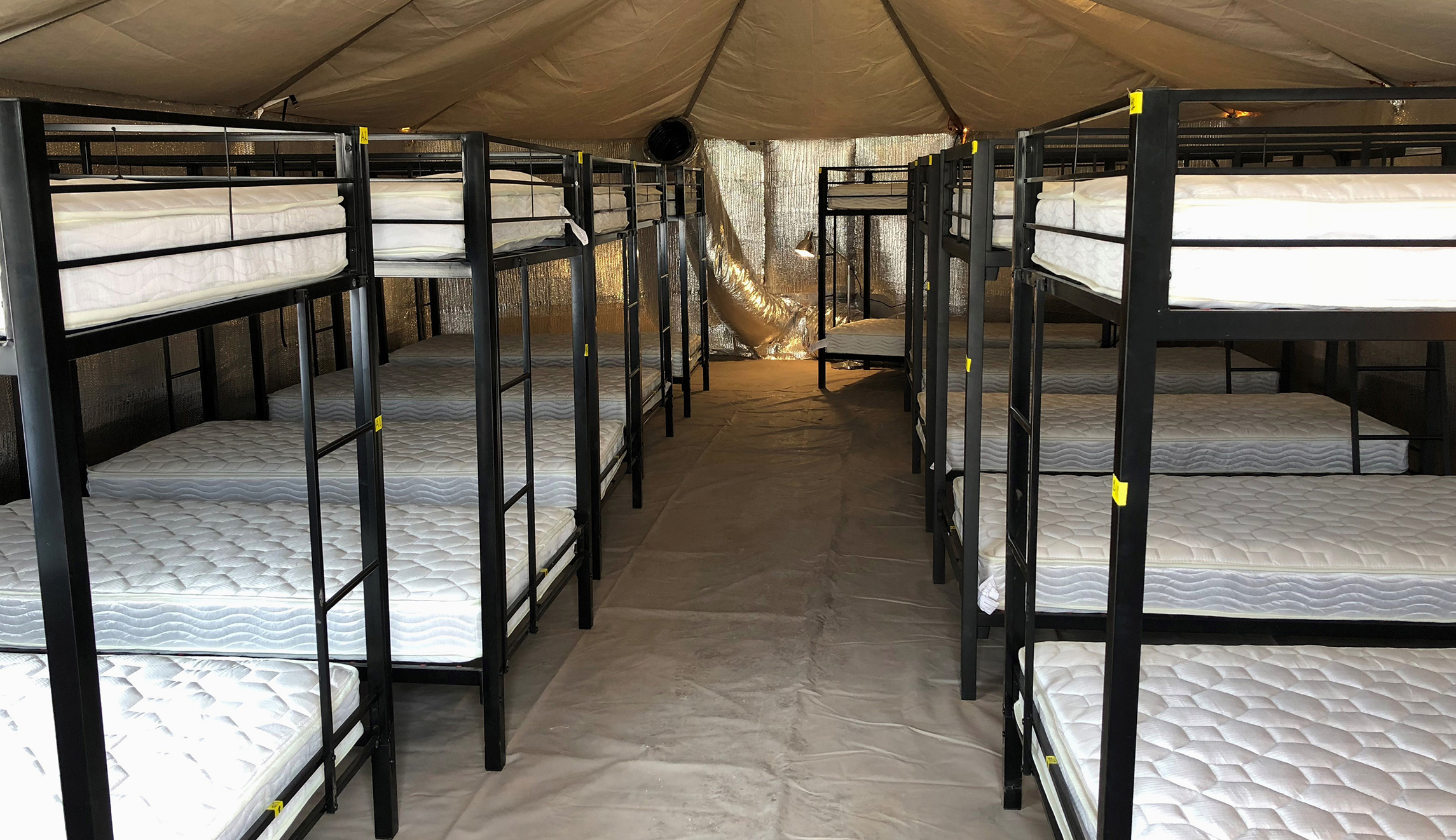Hundreds of migrant children moved to Texas tent camp