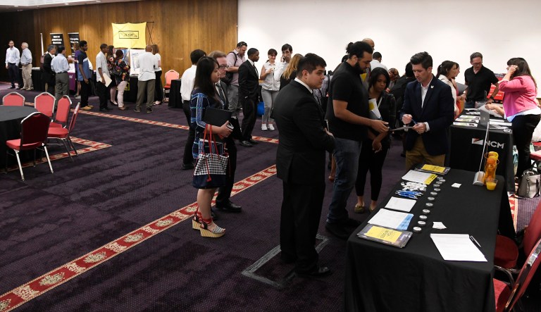  The unemployment rate is 3.8 percent in the U.S. 