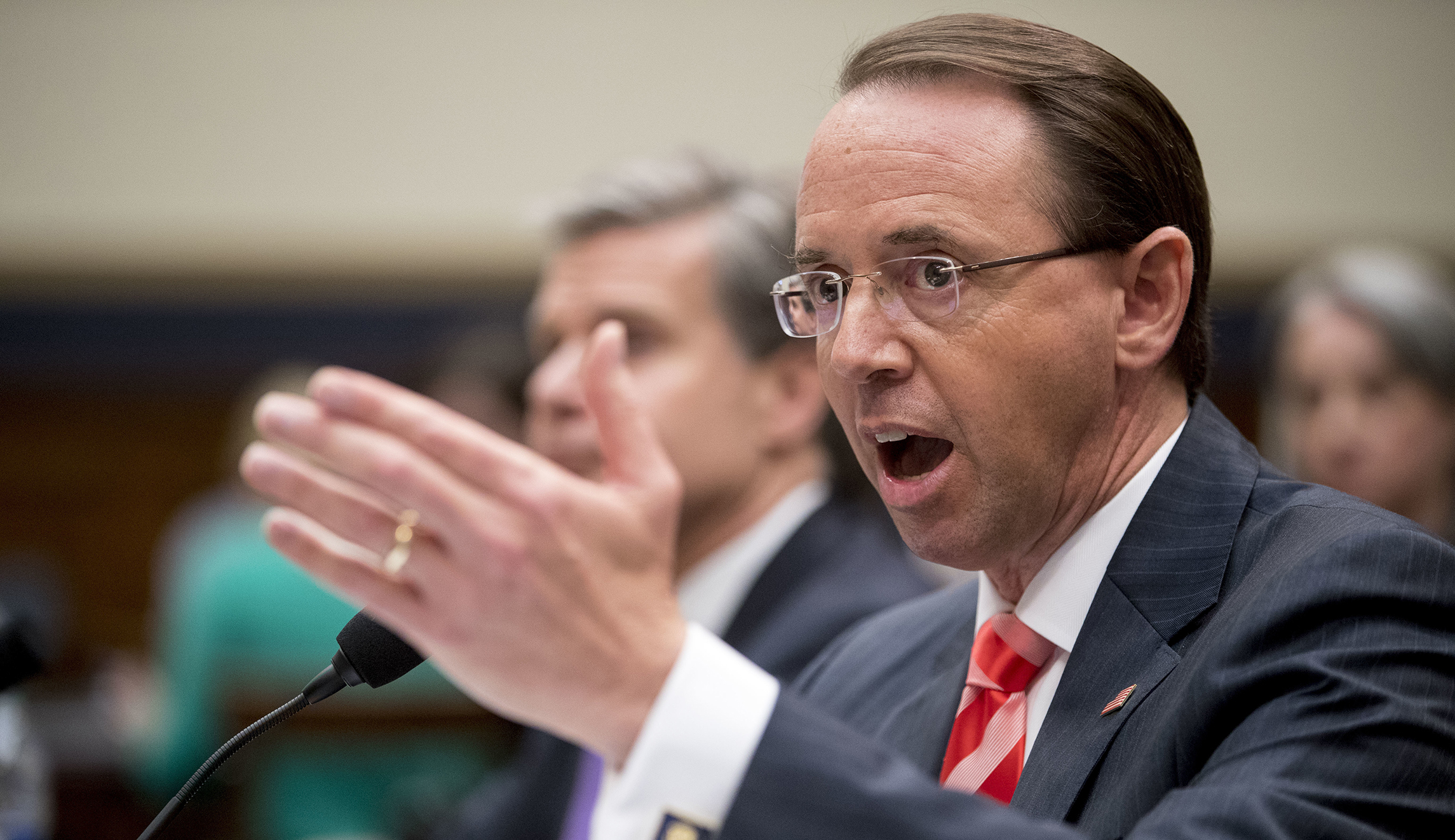 Rod Rosenstein clashes with House Republicans amid documents dispute