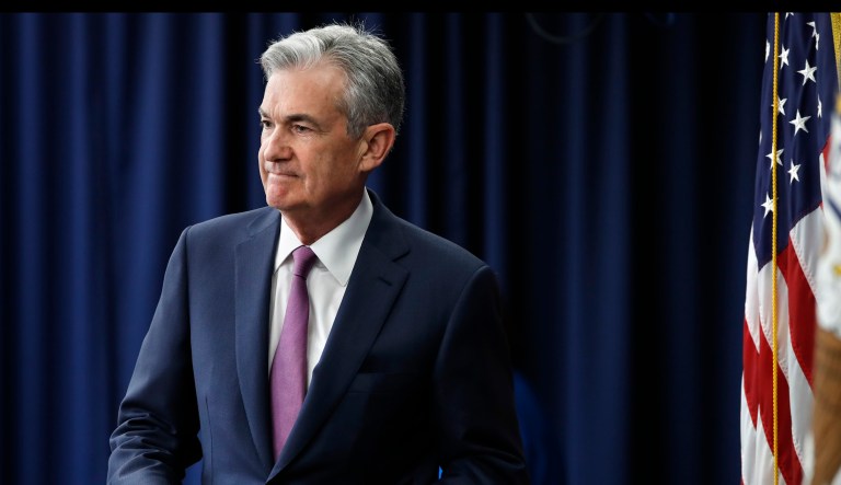Federal Reserve Chairman Jerome Powell says the economy is in a "good place" at the moment with low unemployment and inflation rising toward the Fed's optimal range. 