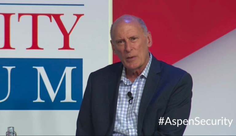 Director of National Intelligence Dan Coats speaks at the Aspen Security Forum in Aspen, Colorado. Coats said he wished President Trump had made different statements in Helsinki where he appeared to give credence to Russiaâs denial of interference in the 2016 U.S. election. 