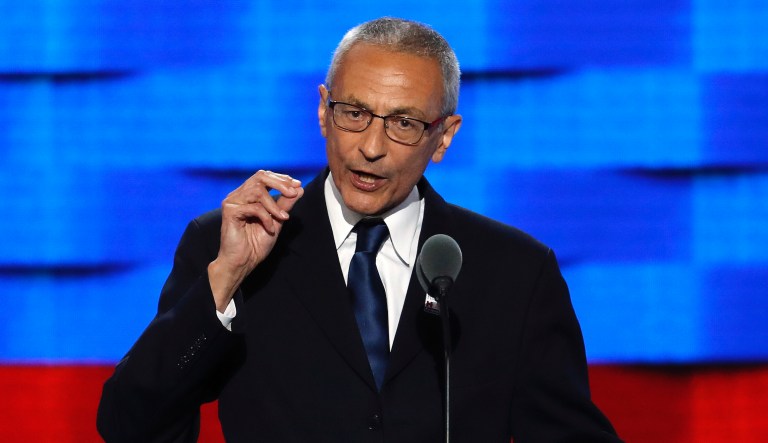 Clinton campaign chairman John Podesta defends brother after Trump tweet: ‘YOUR Justice Department closed the case’