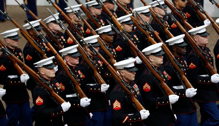 President Trumpâs lofty vision of big tanks and vintage aircraft moving through the streets of Washington in a show of patriotic force crumbled Friday under the weight of logistics, including a $92 million price tag. 