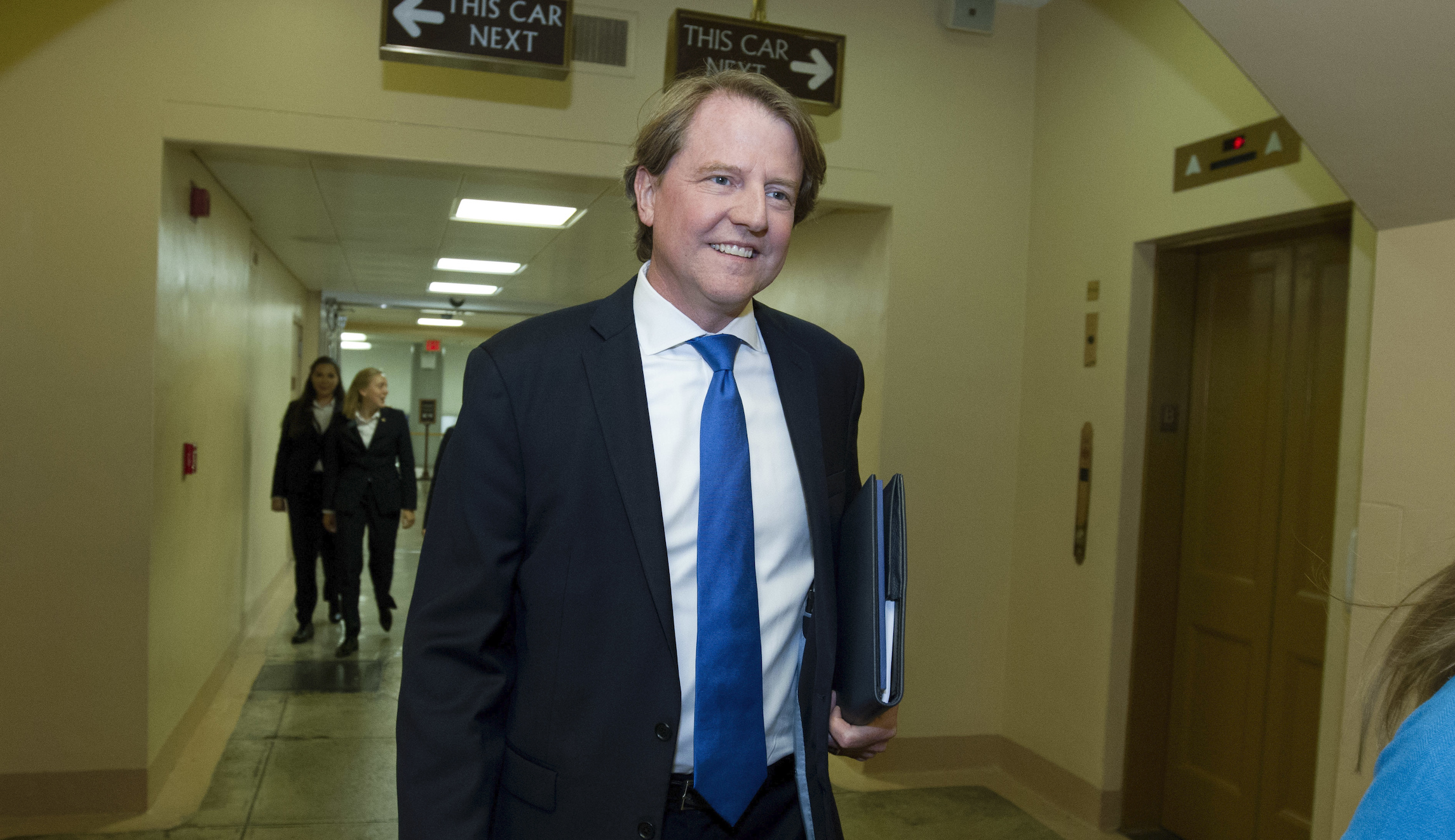 White House counsel Don McGahn jokes about Trump ‘perfect call’ with Ukraine