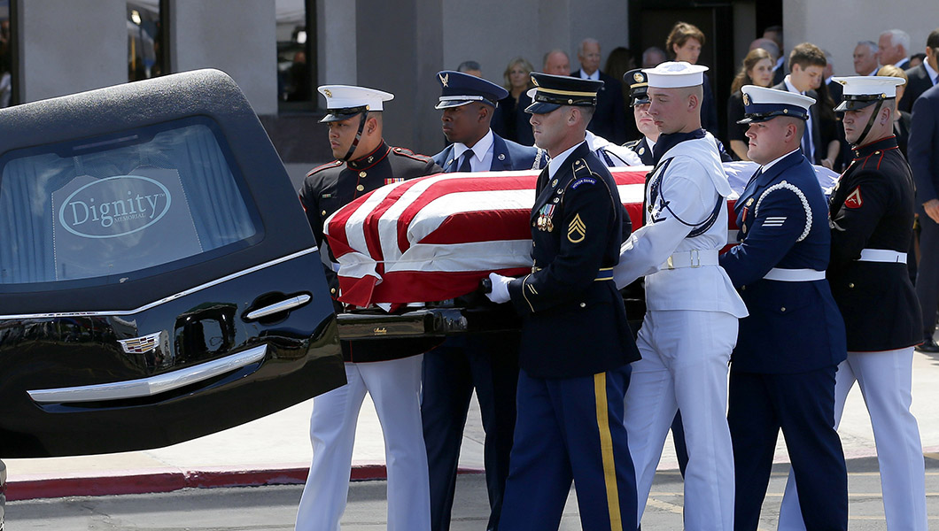 Sen. John McCain Remembered in Phoenix