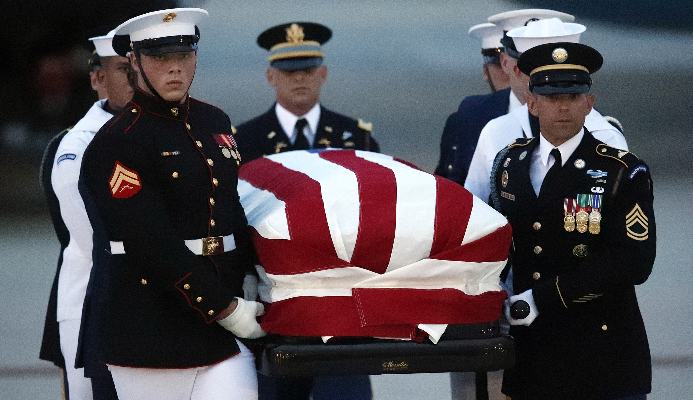 Trump leaves McCain alone as memorial comes to Washington