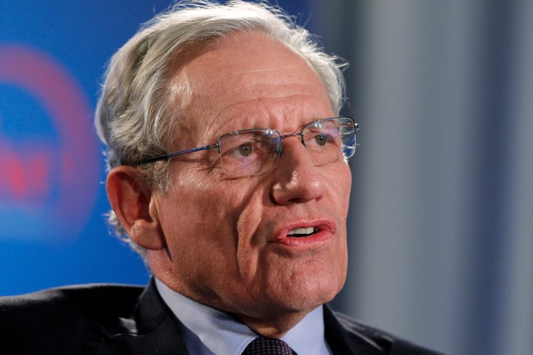 Author Bob Woodward sounds miffed with President Trump's reaction to his race question.