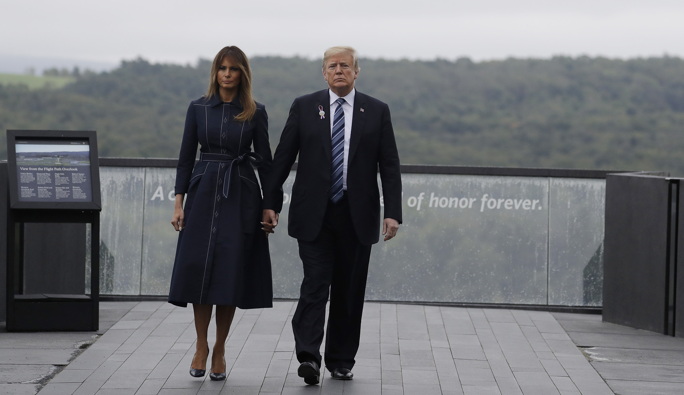 Trump marks 9/11 anniversary at Flight 93 memorial: ‘A piece of America’s heart is buried on these grounds’