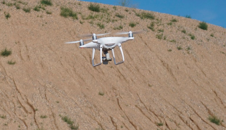 The Ward County Highway Department acquired an Unmanned Aerial System device primarily for use in measuring stockpiled road materials, such as gravel and millings.  