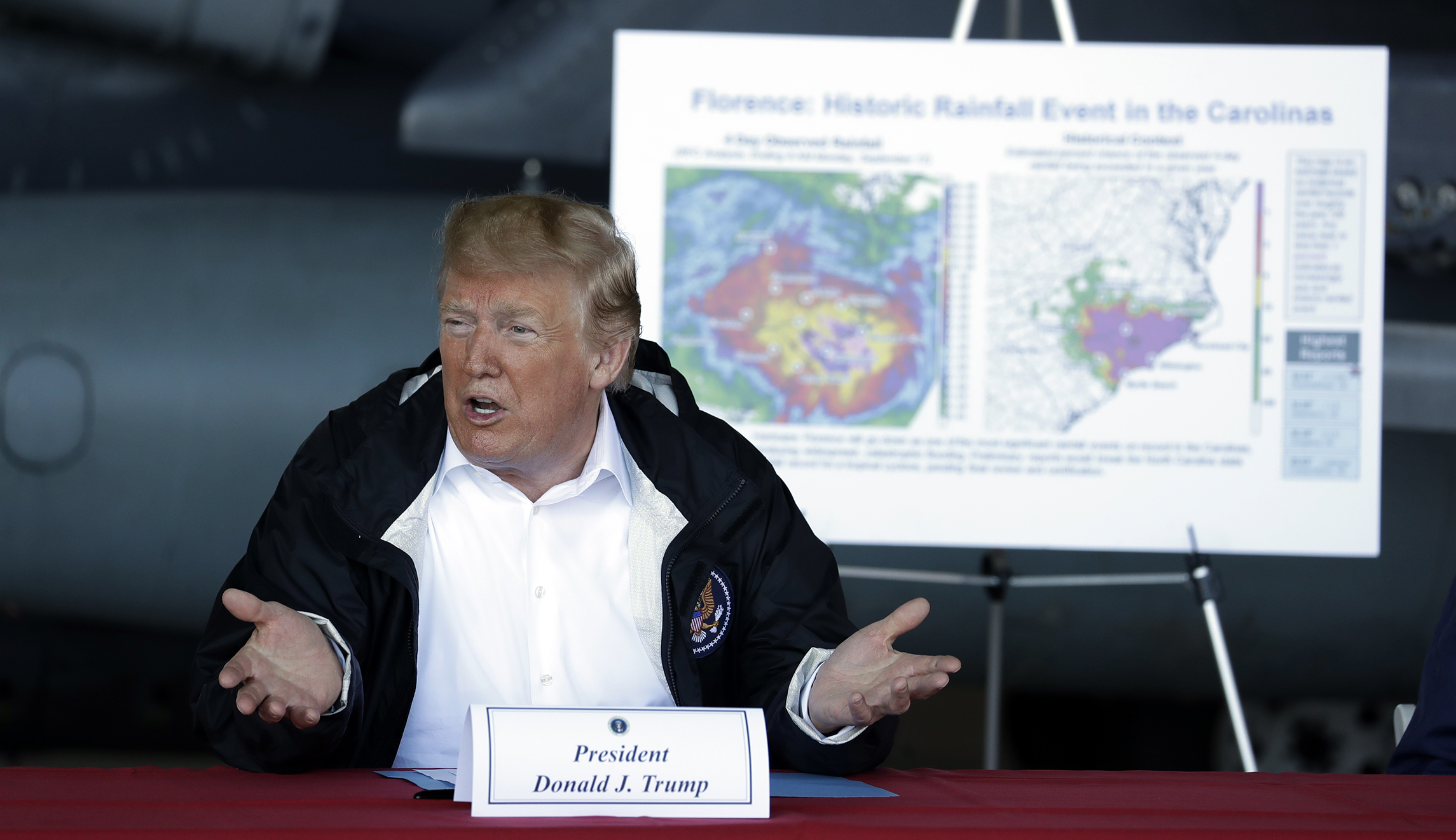 Trump pledges ‘100 percent’ commitment to North Carolina